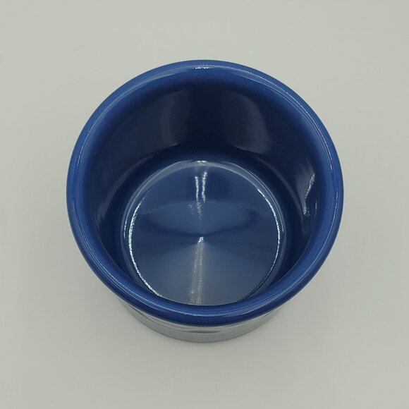 Longaberger Woven Traditions Cornflower Blue Crock 1 Pint Blue Salt Crock - Picture 3 of 5